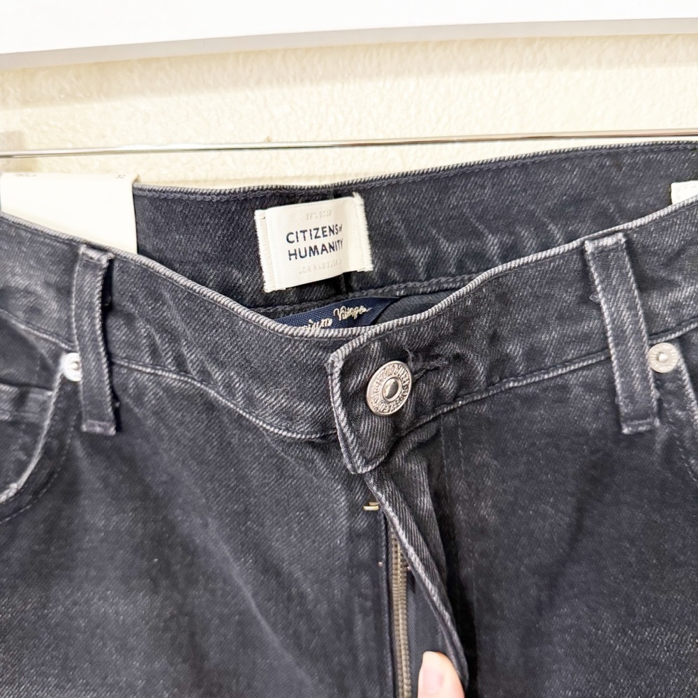 NWT Citizens of Humanity Isola Crop Jeans in Stormy Wash Zip Fly 2030-3010 - Picture 10 of 11